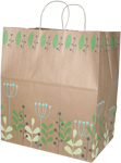 Leaves & Berries Paper Shopping Bags 14 x 9.5 x 16.25