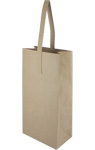 Brown Kraft Double Wine Bottle Bags - 6.5 x 3.75 x 13
