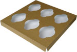 Regular Size Six-Cupcake Insert for 10 x 10