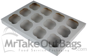 Regular Size Twelve-Cupcake Insert for 14 x 10 x 4" Cupcake Boxes ...