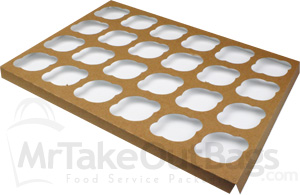 Regular Size Twenty Four Cupcake Insert For 19 X 14 4 Boxes Regular Size Twenty Four Cupcake Insert For 19 X 14 4 Boxes