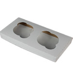 Regular Size Two-Cupcake Insert for 8 x 4 x 4