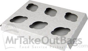 Mini Size Six-Cupcake Insert for 9 x 7