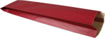 SANGRIA Red Merchandise Bags for Bread or Wine Bottle 5 x 2 x 18"