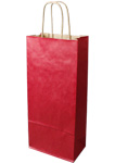 Sangria Red "Handled" One Bottle Wine Bags