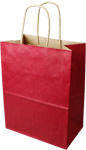 SANGRIA Small Paper Shopping Bags 8 x 4.75 x 10.5"