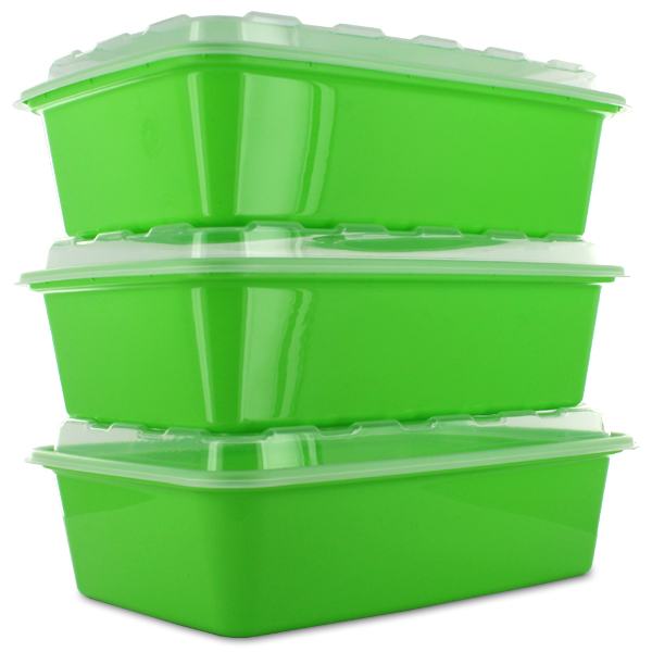 green plastic container