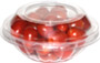 8 oz. Clear Plastic Bowls with Lid Combo Pack