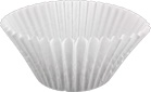 Jumbo Cupcake 5 oz. White Fluted Paper Baking Cups