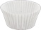 Truffle/Bite-size 3/8 oz. White Fluted Paper Baking Cups