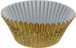 Regular Cupcake 2 oz. Gold Fluted Paper Baking Cups