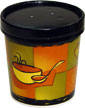 16 oz. Streetside Soup Container with Black Paper Vented Lids INCLUDED