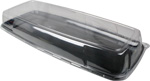 Sabert Mozaik Dome Lids for 9" x 22" Rectangular Tray