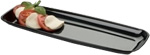 Sabert Mozaik Black Rectangular Serving Trays 9