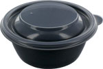 12 oz. SABERT FastPac Microwavable Round Bowl with Clear Dome Lid
