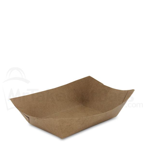 3lb. Brown Kraft Paper Food Trays Wholesale Paper Food Trays