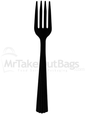 Black Biodegradable WNA EcoSense  Forks 7