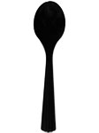 Black Biodegradable WNA EcoSense Spoons 6.25"