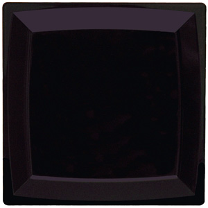 Milan Black Luncheon Plate 8.25