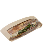 Clear View Side Window Sandwich / Bread Bags - 4.25 x 2.875 x 12"