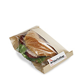 Clear View Side Window Sandwich / Bread Bags - 6 x 2.5 x 9.375 in.