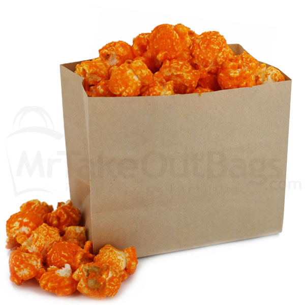 French Fry Snack Bags Large 4.25 x 2.5 x 3.5 in. Paper French Fry