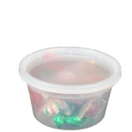 12 oz. Microwaveable Round Newspring DELItainer with Lid