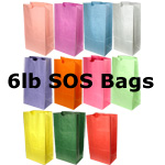6lb., Solid Color SOS Bags (Group B)