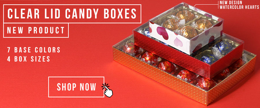 Clear Lid Candy Boxes