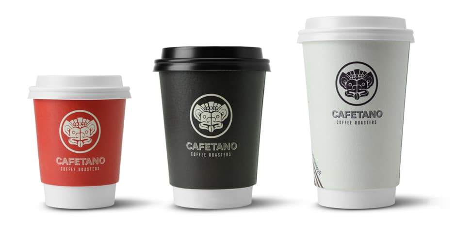 cafetano custom coffee cups