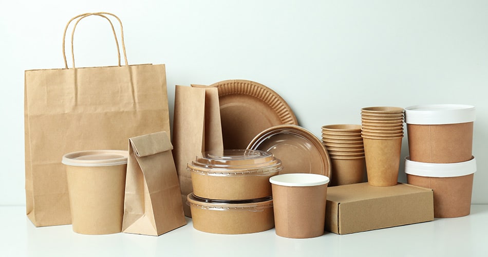 various paper takeout containers