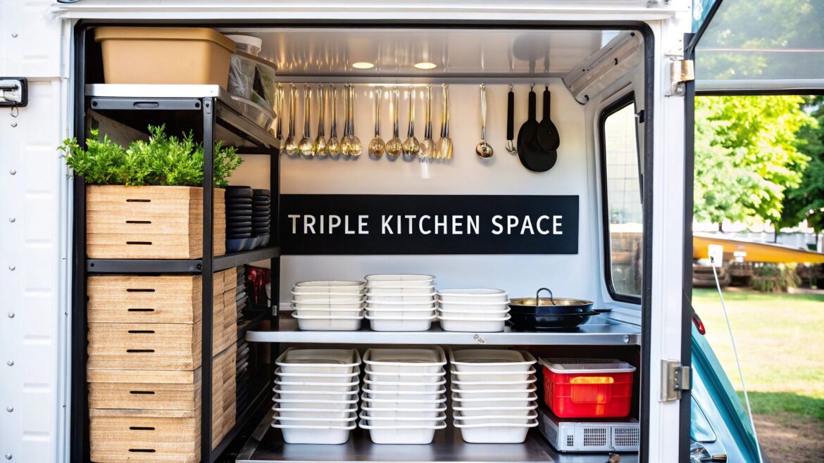 Food Truck Storage Ideas That Triple Your Kitchen Space