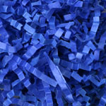 Royal Blue Crinkle Cut Shred -  10 Lb.