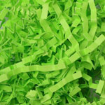 Lime Green Crinkle Cut Shred -  10 Lb.