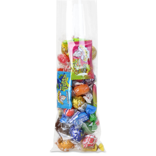 3 x 11 in. Clear Flat Clear BOPP Plastic Food Bags