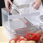 Heavy Duty Clear Catering Tray Bags 14 x 12 x 12 in.