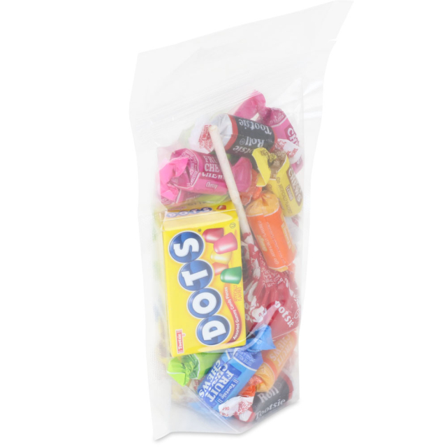 Clear Zipper Stand Up Pouches - 4.75 x 7.25 + 2"