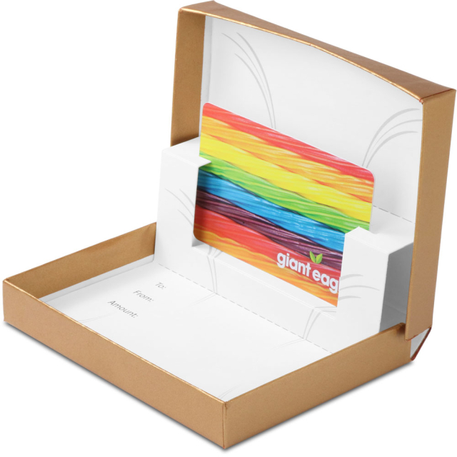 Bronze Gift Card Boxes w/ White Interior