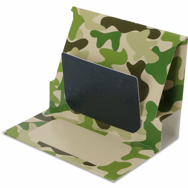 Camo Gift Card Folder