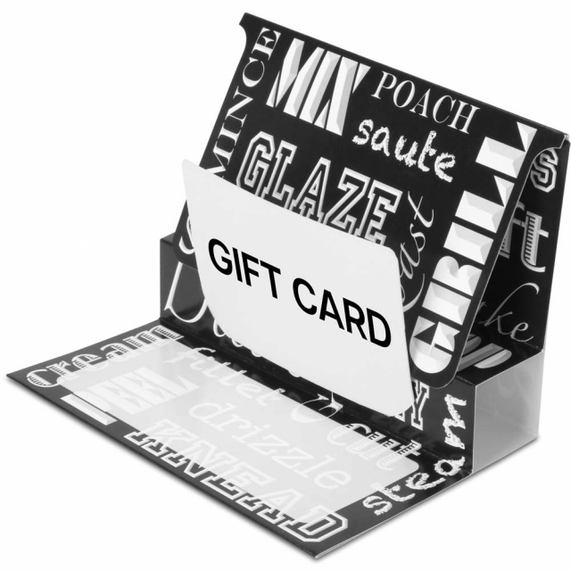 Chef Gift Card Folder