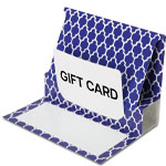 Geo Nautical Gift Card Folder