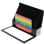 Glossy Black Gift Card Folder