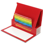 Glossy Red Gift Card Folder