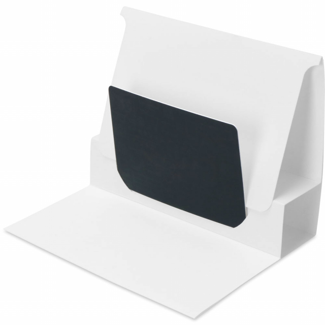 Glossy White Gift Card Folder