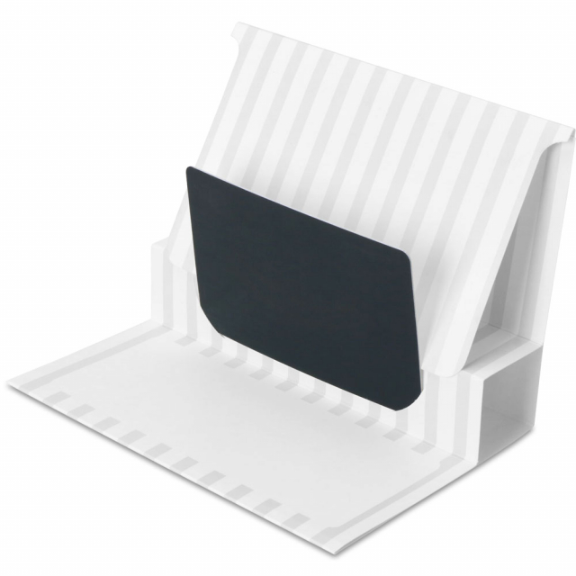 Pearl Stripe Gift Card Folder