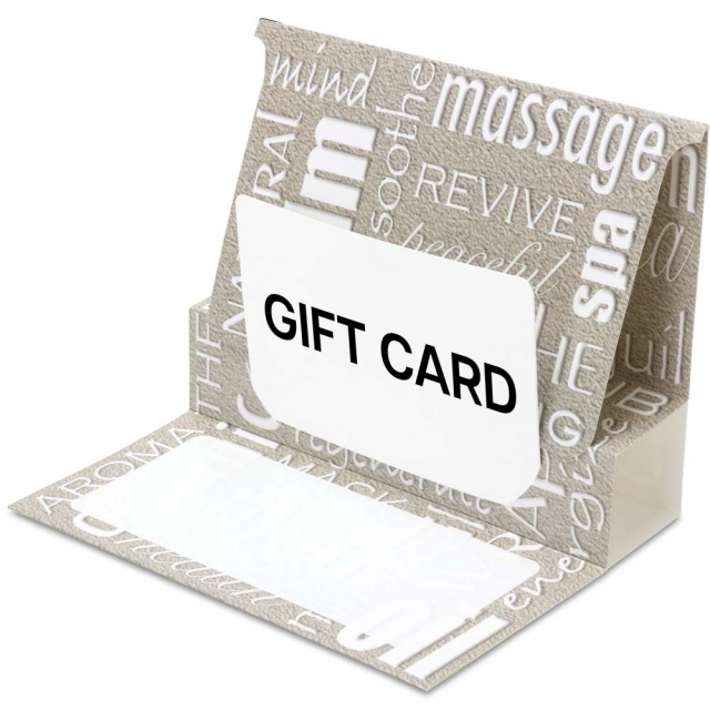 Spa Gift Card Folder