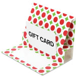 Bright Christmas Shapes Gift Card Folder