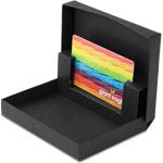 Black Alligator Gift Card Boxes w/ Black Interior