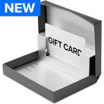 Gunmetal Gift Card Boxes w/ Silver Interior