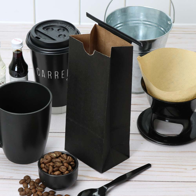 Chalkboard Black Coffee Bags - 1/2 lb.